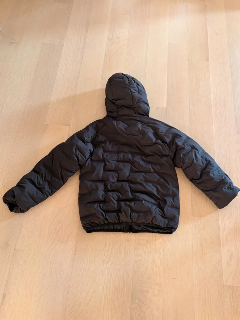 Jordan Welded Puffer Jacket Junior Kid's Hood Jacket Black